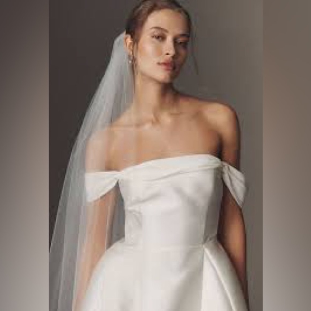 BHLDN Elegant White Veil